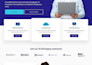 unique and creative website landing page UI UX design